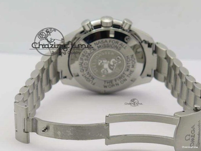 0406 Speedmaster MoonWatch Black Dial On SS Bracelet Seasonal 8228